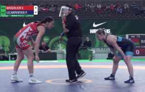 Pauline, 7ème de la coupe du monde en Serbie