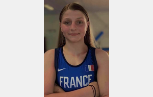 Céleste aux championnats d'Europe junior 