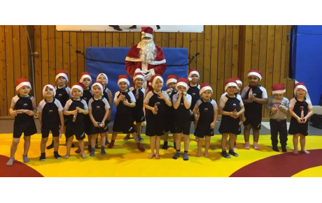 Le Père Noël en visite