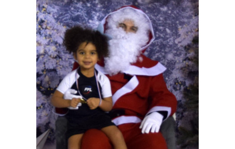 Visite du Pere Noël au club lors de notre plateau 